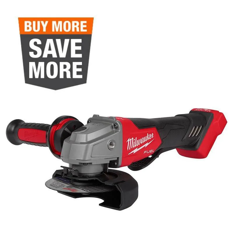 Milwaukee FUEL 18V M18, 4-1/2 in., 5 in., kabellos Design, Werkzeug-Only, Grinder mit Paddle Switch, bürstenlos