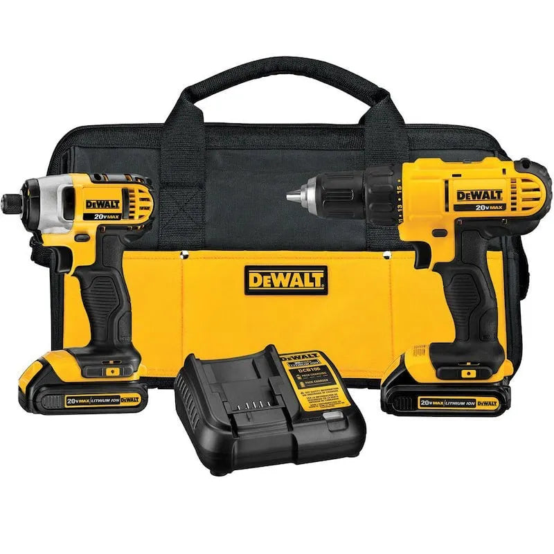 DEWALT 20V MAX 1. 3Ah Schnurloses Bohren, Schnurloses Design, 20V Batterien, 2 Werkzeug, 1.3Ah