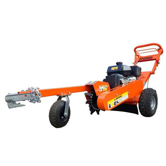 14 in., Kommerzielles-Grade-Design, 14 in. 14 HP Gasbetriebener kommerzieller Stump-Grender mit elektrischer Start- und Abschleppbar
