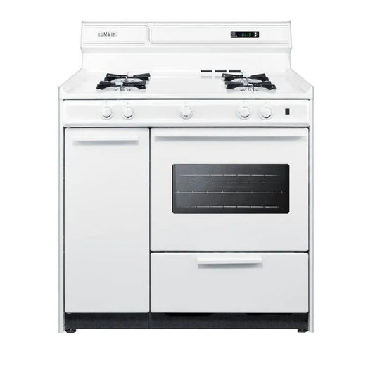 Gas Herd, 36 in., 2. 9 cu. ft, Gas Kochgeräte mit Brennerkonfiguration, Weiß, 2.9 cu. ft, Gasherde mit einem Backofen