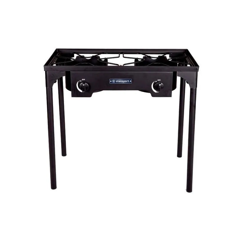 Burners und Stand, 2-Burner Base Camp Stove, Gusseisen