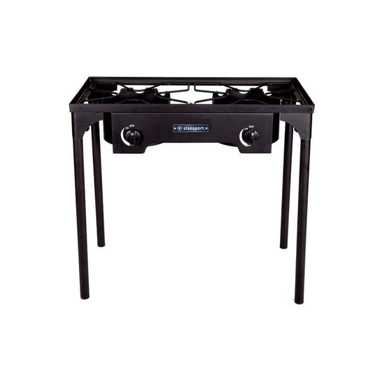 Burners und Stand, 2-Burner Base Camp Stove, Gusseisen