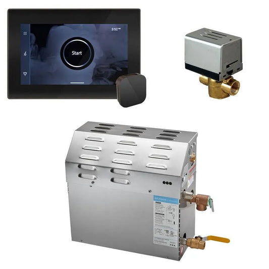 Generator, 7500 W, Öl geriebene Bronze, 7, 5 kW, Dampfdusche Generator Paket mit iSteamX-Steuerung in Schwarzöl geriebene Bronze