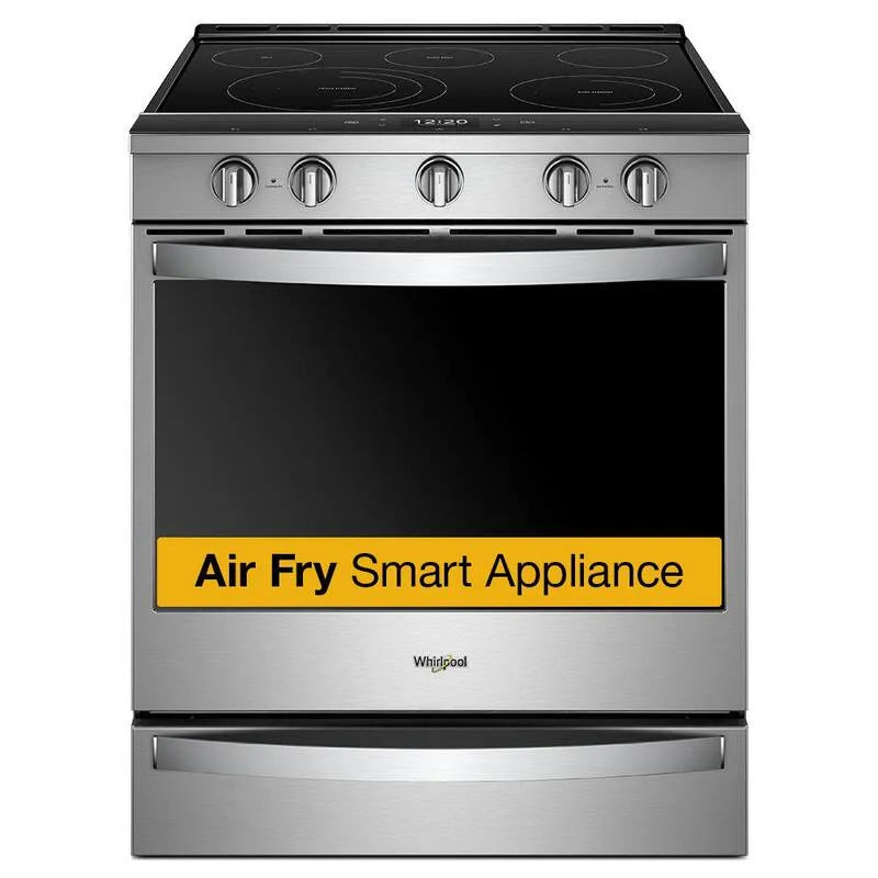 Whirlpool Electric Herd, 6, 4 cu. ft, 5 Brenner, Edelstahl, wenn in Fingerabdruck-resistenten Edelstahl verbunden, 6.4 cu. ft