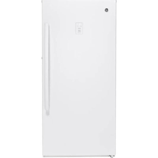 GE Upright GEfrierschrank, 14. 1 cu. ft, Gara Ready 14. 1 cu, Frost inklusive, Weiß, 14.1 cu. ft