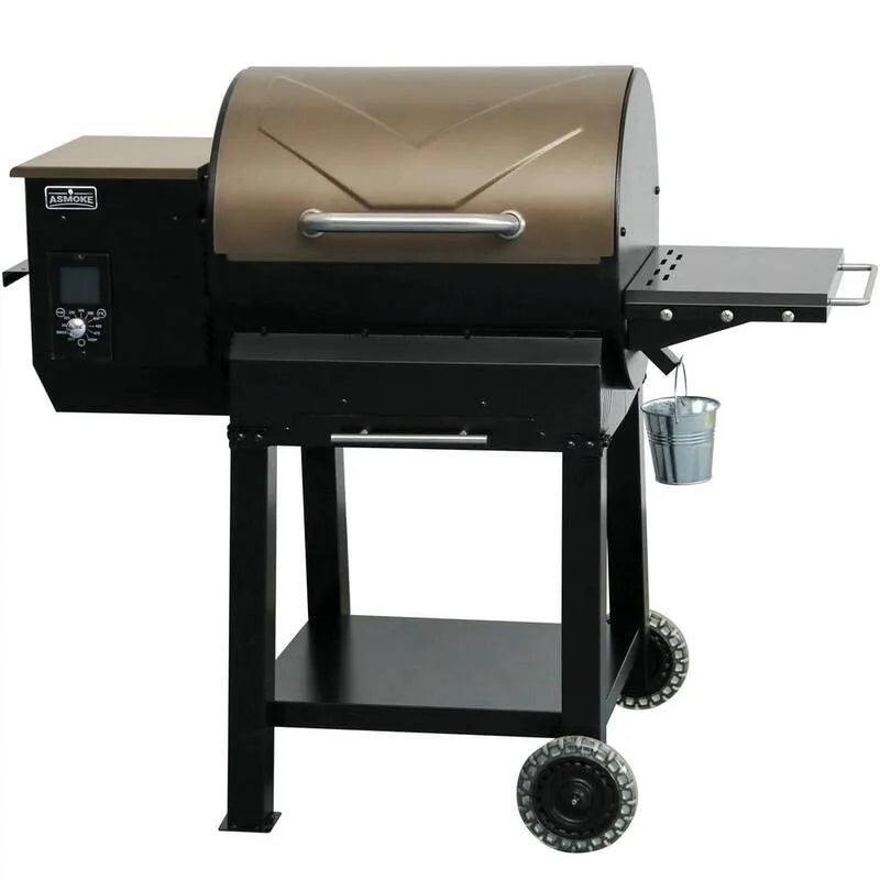 Holzpelletgrill, Premium Build Quality, ASCA System für extra Zärtlichkeit in Fleisch, AS550, Bronze