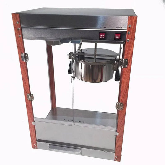 Wood Corner Posts, 1971 Pastime Pop 8 oz. Popcorn Machine, Faux