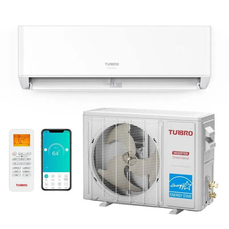 kanalloses Mini-Split-System 9000 BTU Ductless SEER2115-Volt, ENERGY STAR Certified, Heat Function, Wi-Fi, 23 SEER2115-Volt, Wi-Fi-fähig, 9,000 BTU