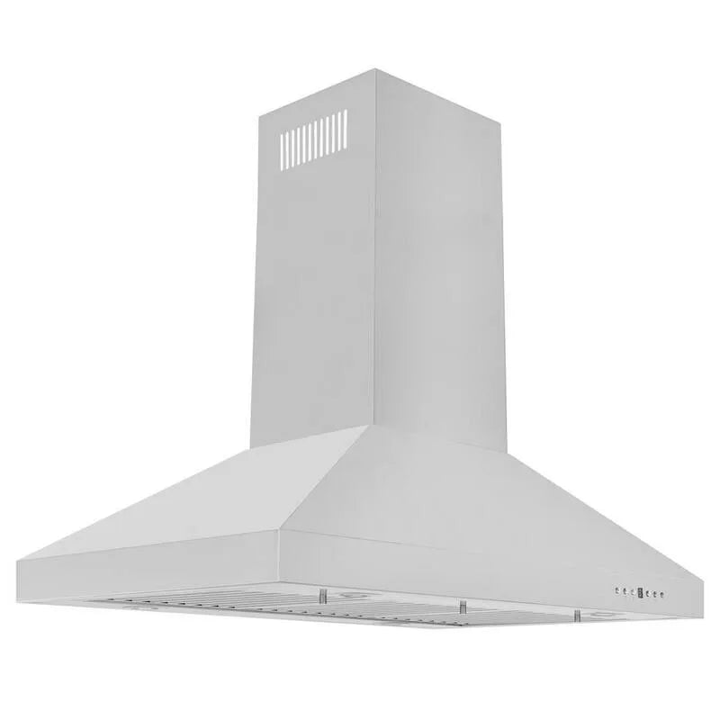 Dunstabzugshaube, Edelstahl, Island-Mount Design, 400 CFM, 30 in., Gebürsteter Edelstahl, Insel Dunstabzugshauben