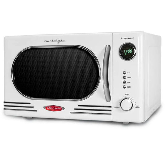 Mikrowellenofen 1000-Watts, 14. 92 in., 1. 1 cu. ft, Wide 1. 1 cu, Retro 14. 92 in., Weiß, 14.92 in, 1.1 cu. ft