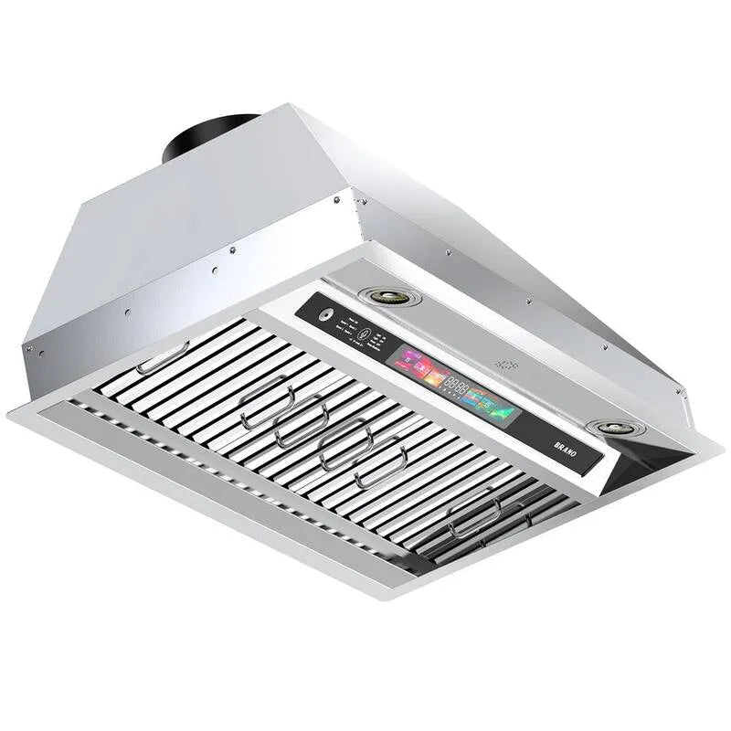 Dunstabzugshaube, 900 CFM, 36 in., Ducted / Ductless Convertible, Touch Controls, Edelstahl, Built-In Installation, Voice / Geste / Touch Steuerung