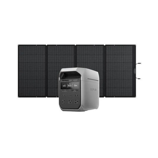 Delta 1024Wh, 400W, 1800W, Notstromversorgung für das Haus, LFP Powerstation, kompakte, tragbare Bauweise, 3600W