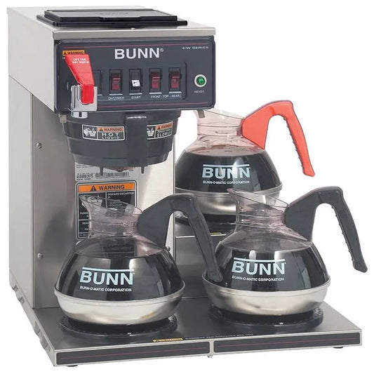 Kommerzielle automatische Kaffeebrauerei mit 3 niedrigeren Wärmern, kommerzielles Design, CWTF15-3