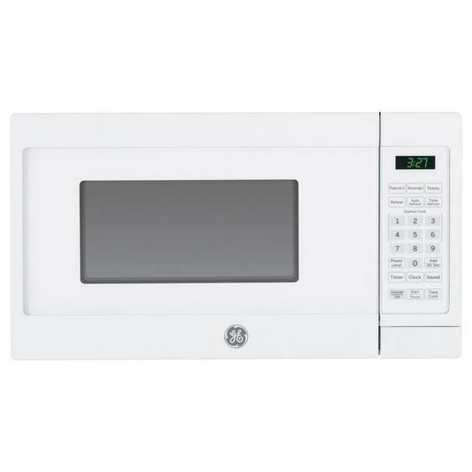 GE, 0. 7 Cu. Ft. Spacemaker Auftisch Mikrowellenofen in Weiß, 0.7 Cu. Ft