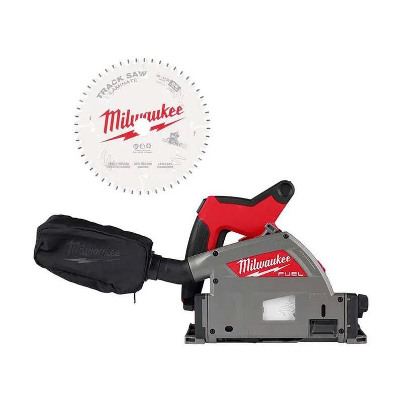 Milwaukee FUEL 18V M18, kabellos Design, 6-1/2 in., Plunge Cut Track Säge mit Carbid Laminat Track Sägeblatt, Bürstenlos