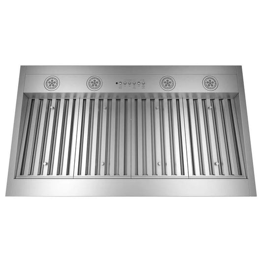 GE Ran Hood, 1200 CFM, 42 in., Edelstahl, Built-in Installation