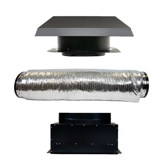 Damper Box, 3543 CFM Dach Mount Whole House Ventilator mit, 3543 CFM