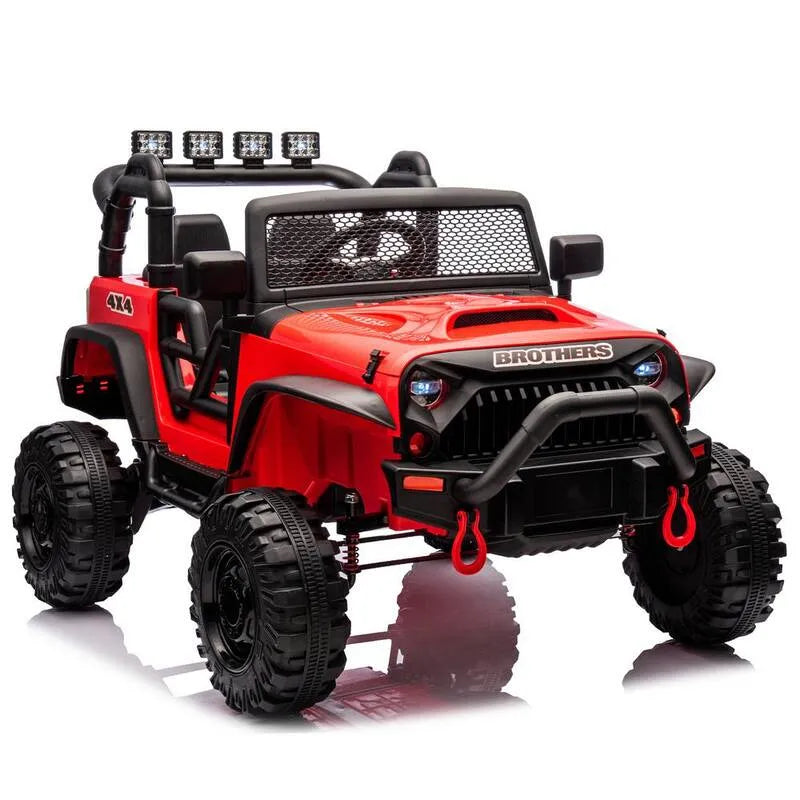 24V Kinder fahren auf 400 W elektrischem Spielzeugauto mit Elternsteuerung, Lichtsteuerung und Power Display für Kinder 3+