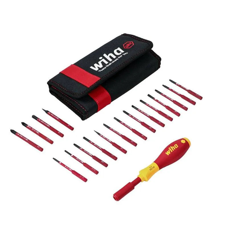 19 Teile SoftFinish SlimLine Multi-Bit Blade Schraubendreher Set 19-Stück