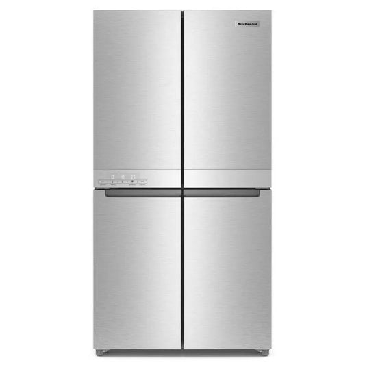 4-Door KitchenAid 4-Tür-Kühlschrank, 19. 4 cu. ft, 36 in., 19.4 cu. ft