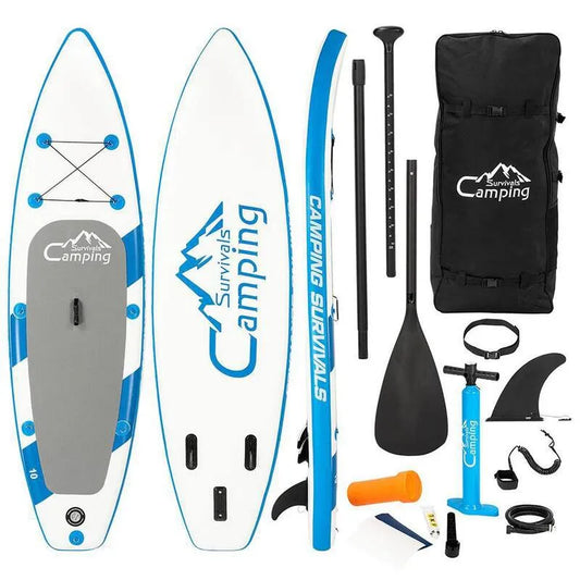 Blau und Weiß, 10 ft, Paddle Board aufblasbares Surfboard