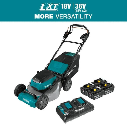 Makita Lawn Mower, kabellos Design, 21 in., 18V, 36V, 5. 0 Ah, 5.0 Ah