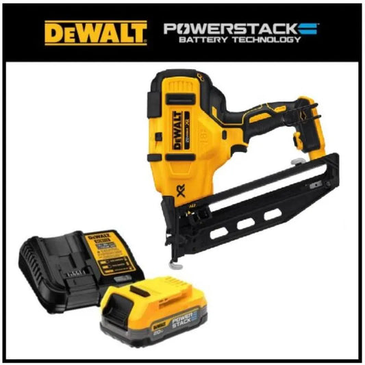 DEWALT Stauchkopfnagler, 20V, 1. 7Ah, 20V MAX XR Lithium-Ionen-Kabellos Verwinkelter Stauchkopfnagler mit 1. 7Ah Batteriepack und Ladegerät, 1.7Ah