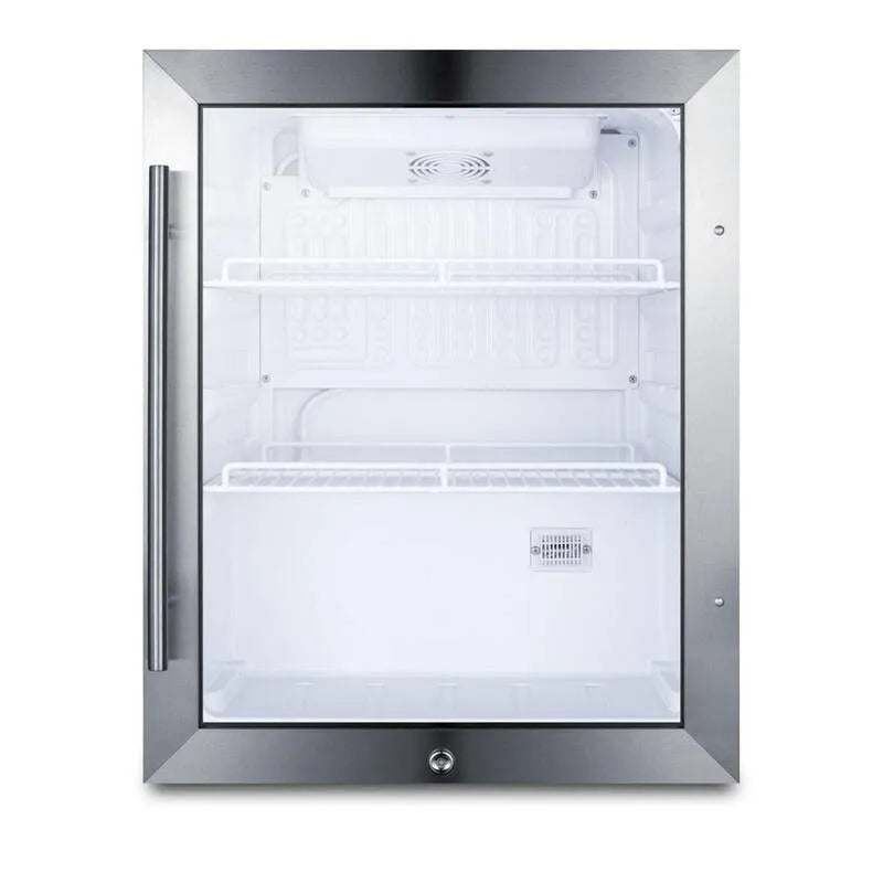 Kühlschrank, 19 in., 2. 1 cu. ft, Commercial-Grade Design, Garten, Schwarz, 2.1 cu. ft