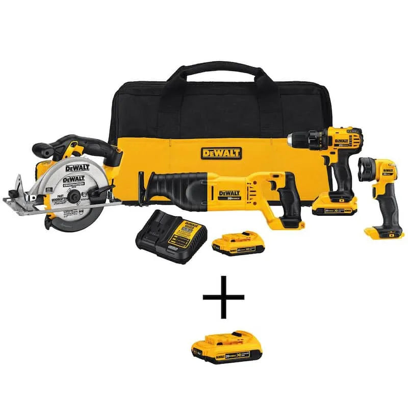 DEWALT 2. 0Ah MAX kabellos Kombiset, kabellos Design, 20V, 3, 2.0Ah