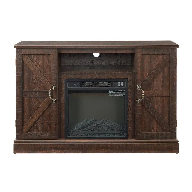 Freistehender elektrischer Kamin TV Stand, 47 in., Farmhouse