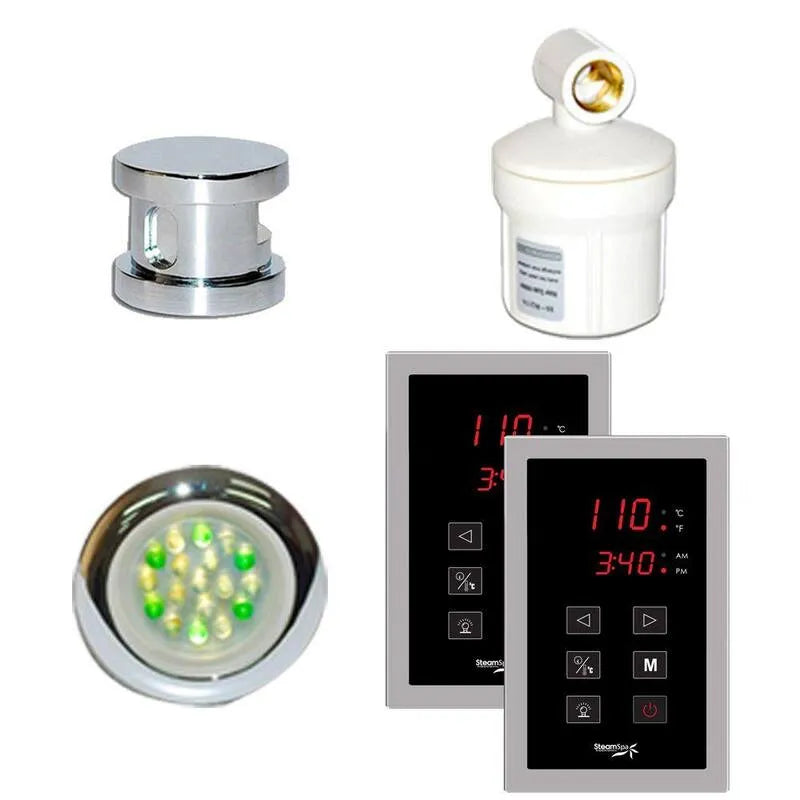 Royal Series Upgrade Steuerung Kit, Touch Controls, Chrome, Poliert Chrome, Dampfduschgeneratoren