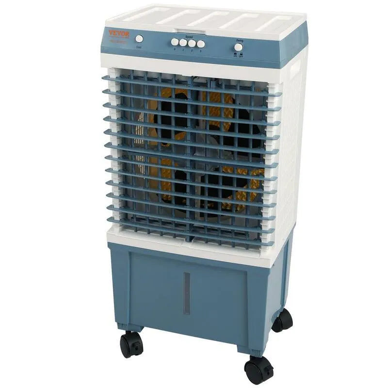 Kühler 3 Geschwindigkeiten 1400 CFM Luftkühler 84° Oszillierender Sumpfkühler, Portable, 5 Gal. Tragbarer Luftkühler für 550 sq. ft, 5 Gal